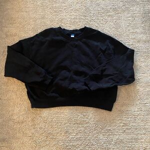 Old Navy Black SoComfy Sweatshirt Size Large